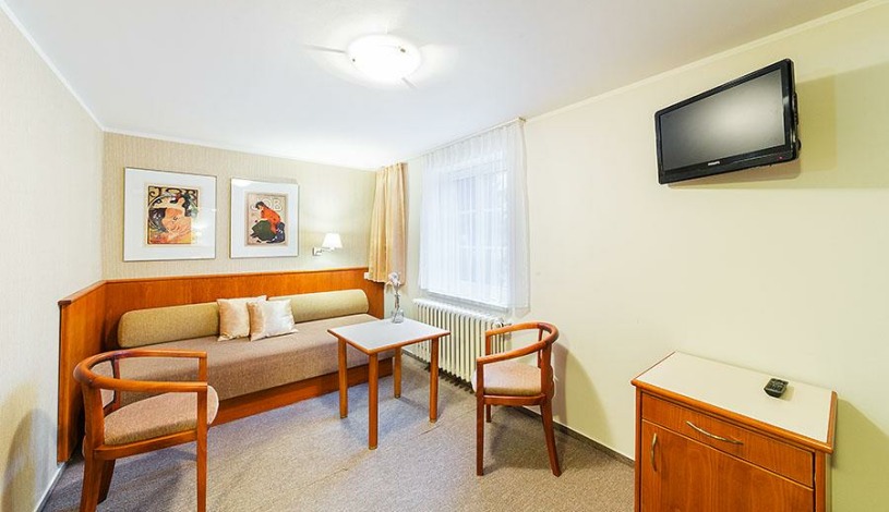 Hotel Sněžka Špindlerův Mlýn - Třílůžkový pokoj De-Luxe, Dvoulůžkový pokoj De-Luxe